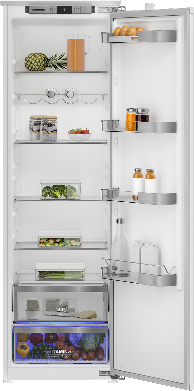 GRUNDIG 178CM GSMI25730FN Inbouw koelkast
