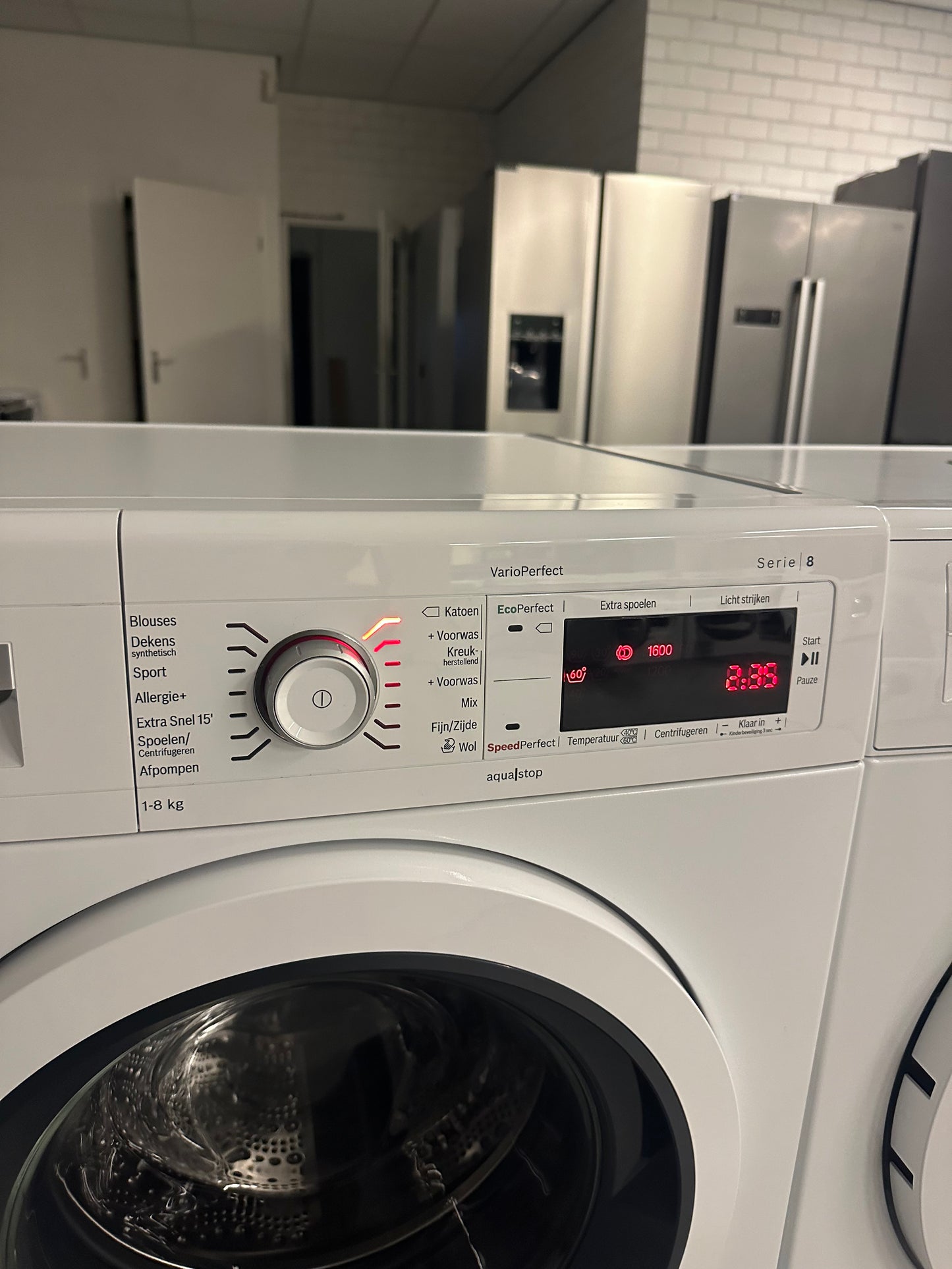 BOSCH SERIE 8 8KG WASMACHINE VRIJSTAAND VOORLADER A+++ -10%