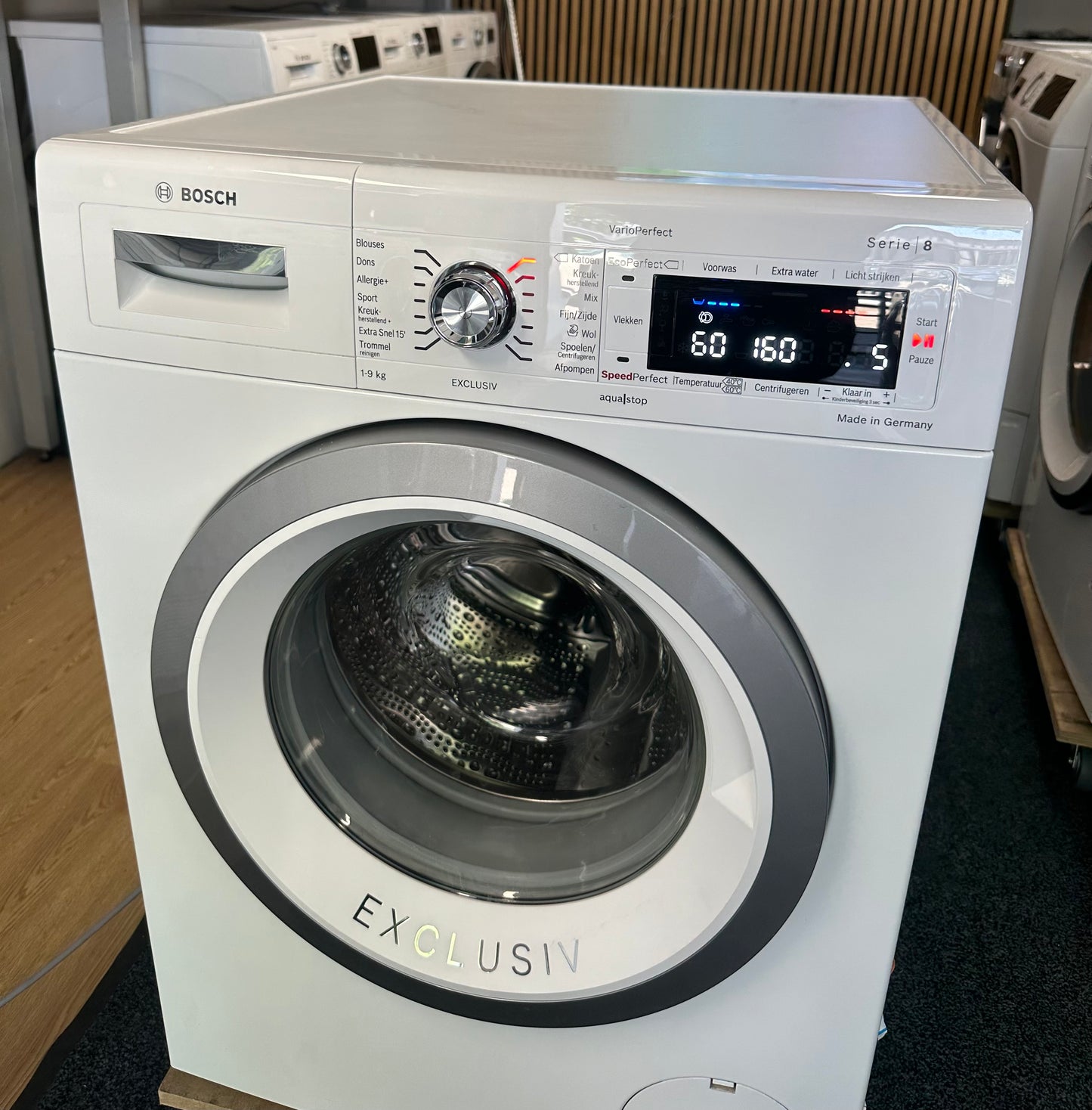 BOSCH SERIE 8 Home Professional 9KG A+++ -30% Wasmachine