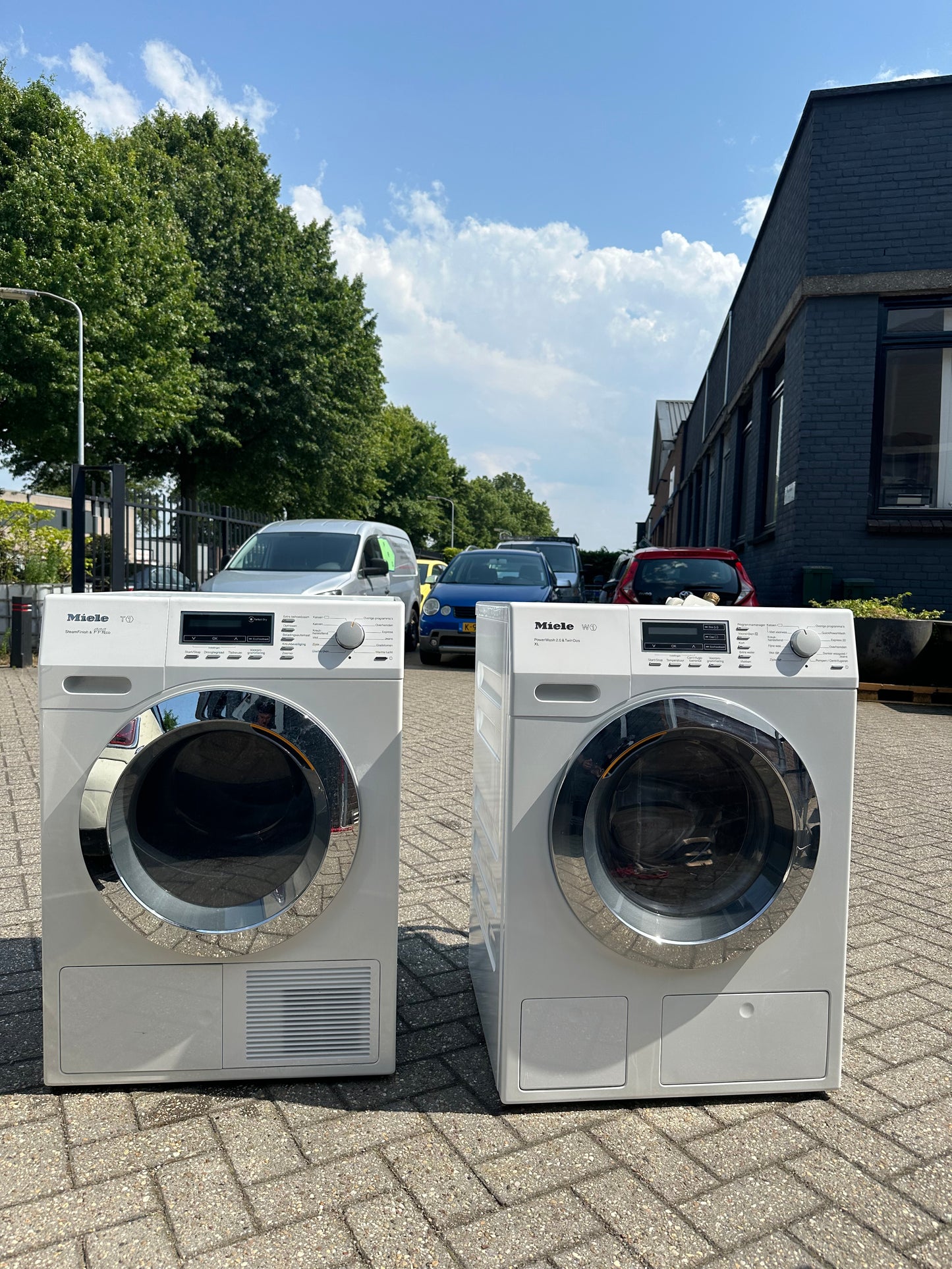 MIELE SET Warmtepompdroger + Wasmachine 8KG A+++