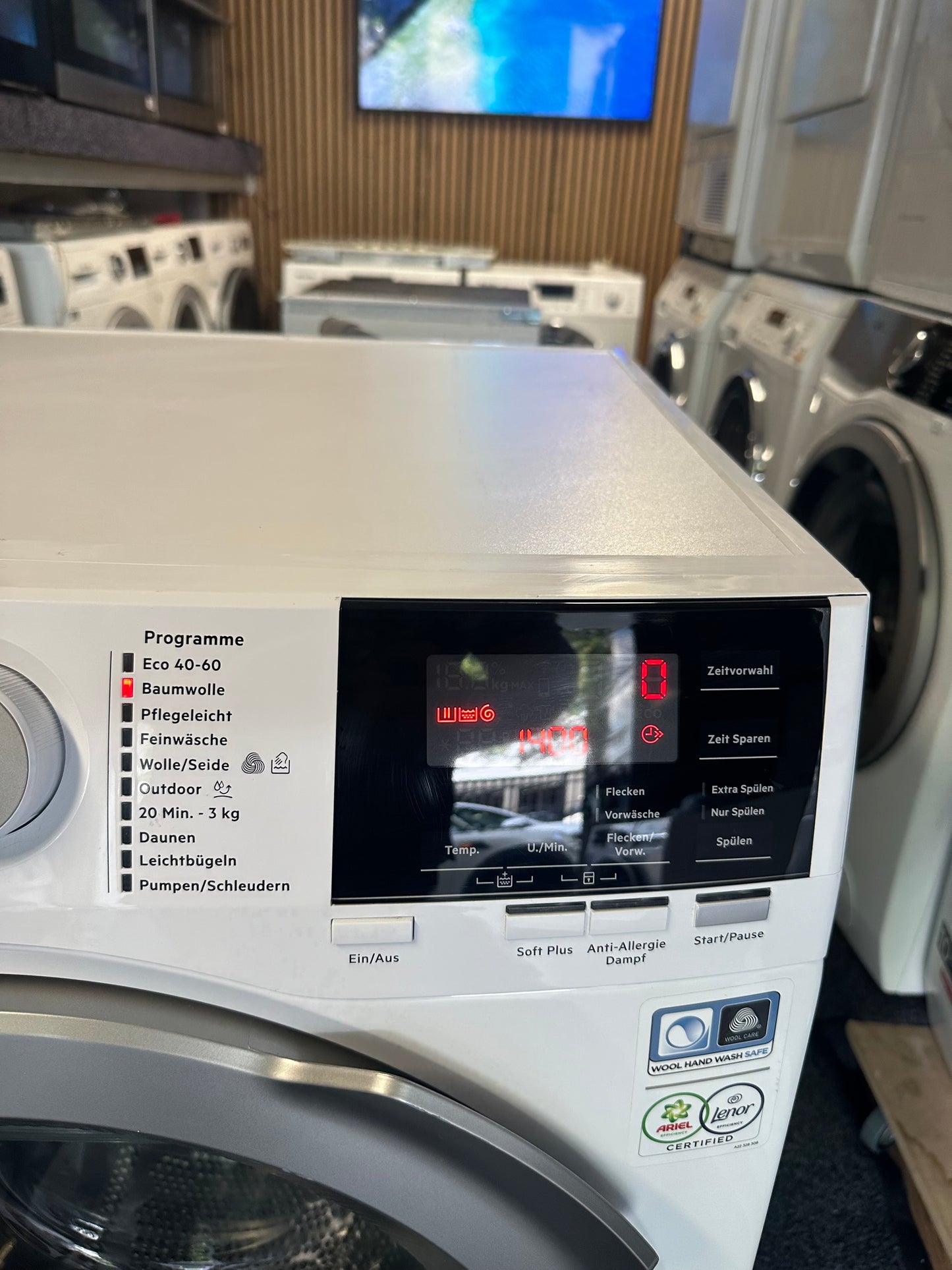 AEG 6000 SERIES PROSENSE 9KG WASMACHINE L6FB49VFL