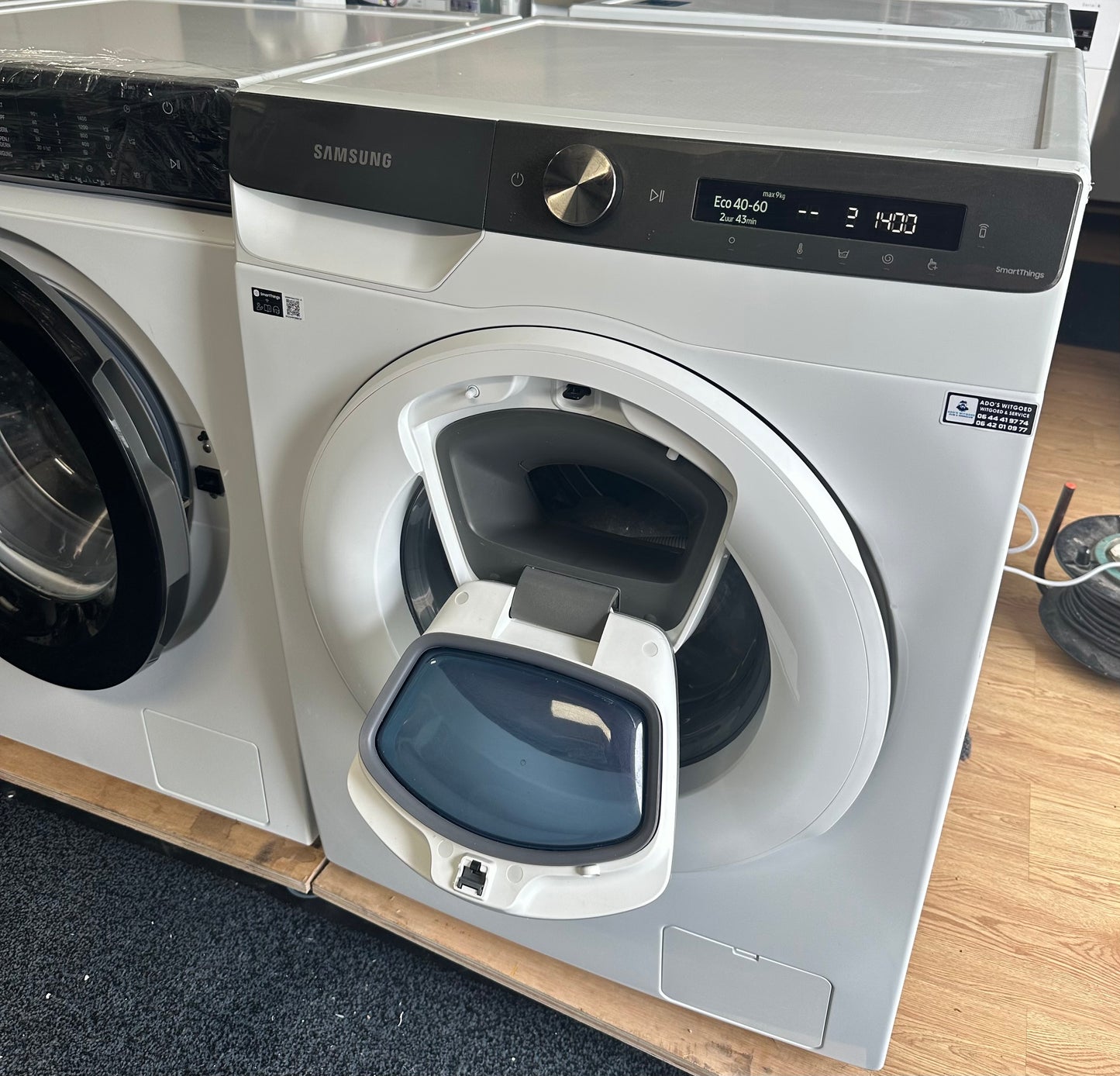 SAMSUNG 9KG WASMACHINE VOORLADER WW90T554ATT