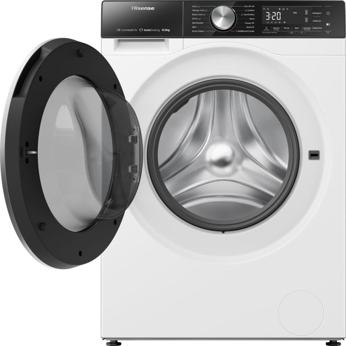 HISENSE 5S WAS-DROOGCOMBINATIE 10.5KG WD5S1045BW