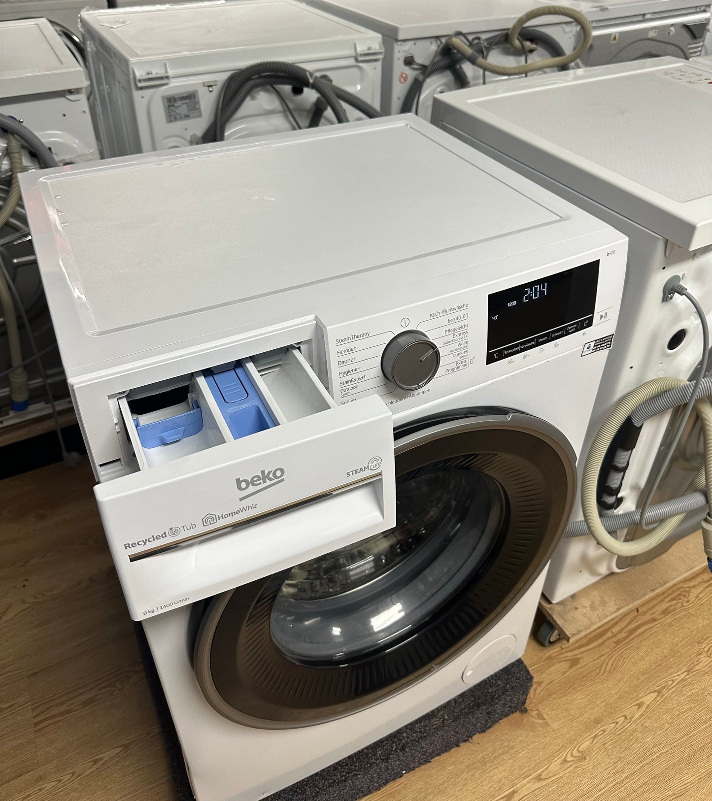 BEKO B3WFU58415W1 8KG Voorlader Wasmachine