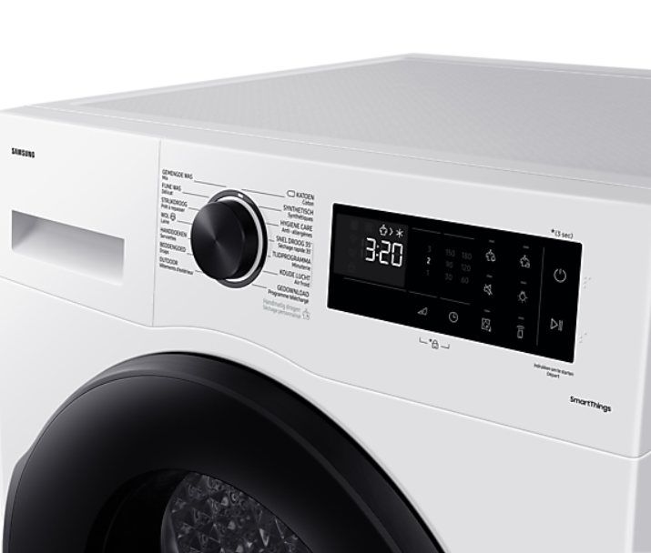 SAMSUNG SET WASMACHINE + WARMTEPOMPDROGER 11KG / 8KG VRIJSTAAND VOORLADER