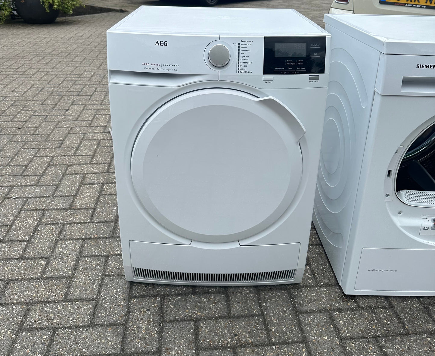 AEG 6000 SERIES ProSense 8KG Condensdroger
