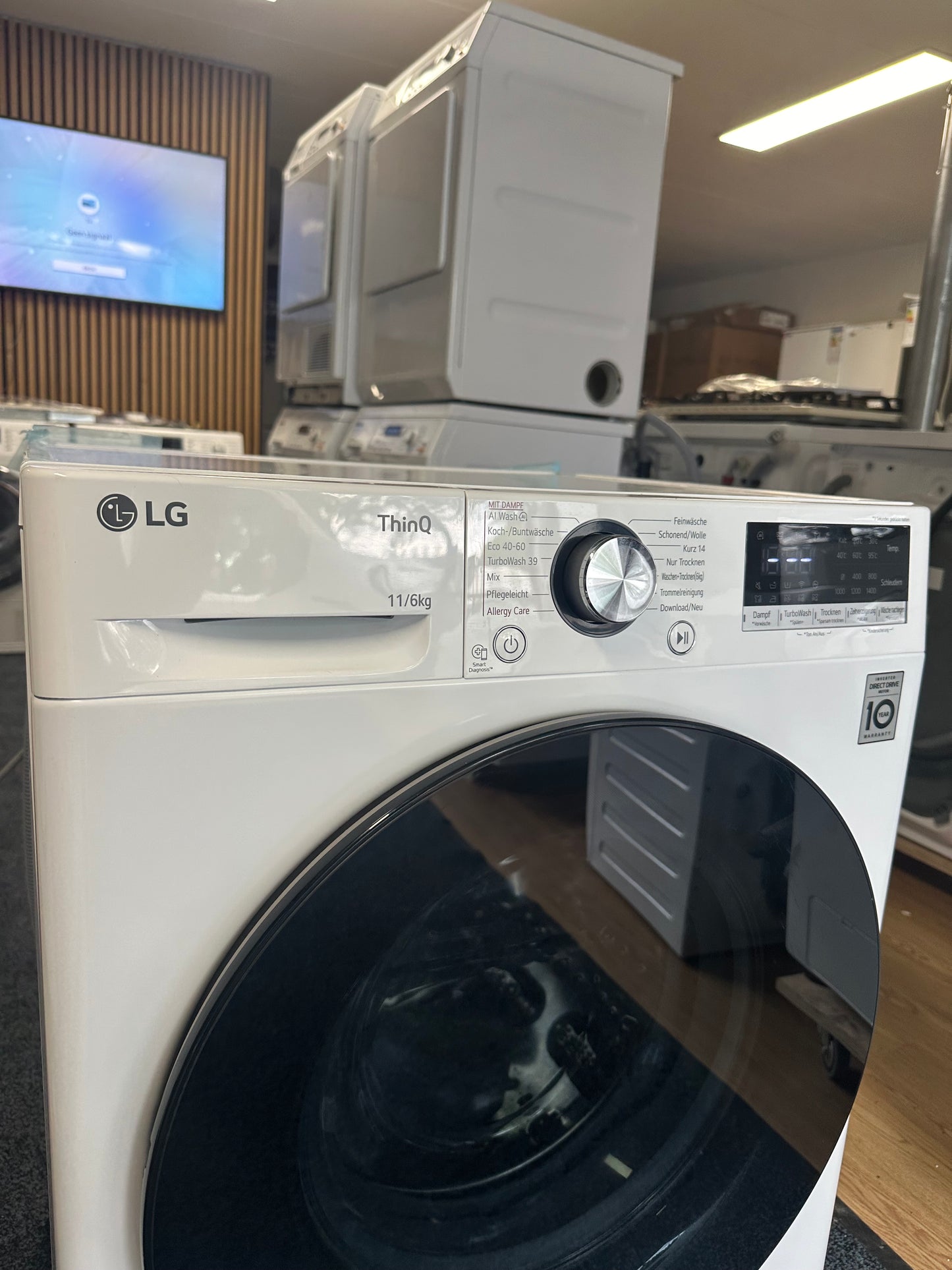 LG WAS-DROOGCOMBI 11KG AI DD WASH W4WR70E6Y