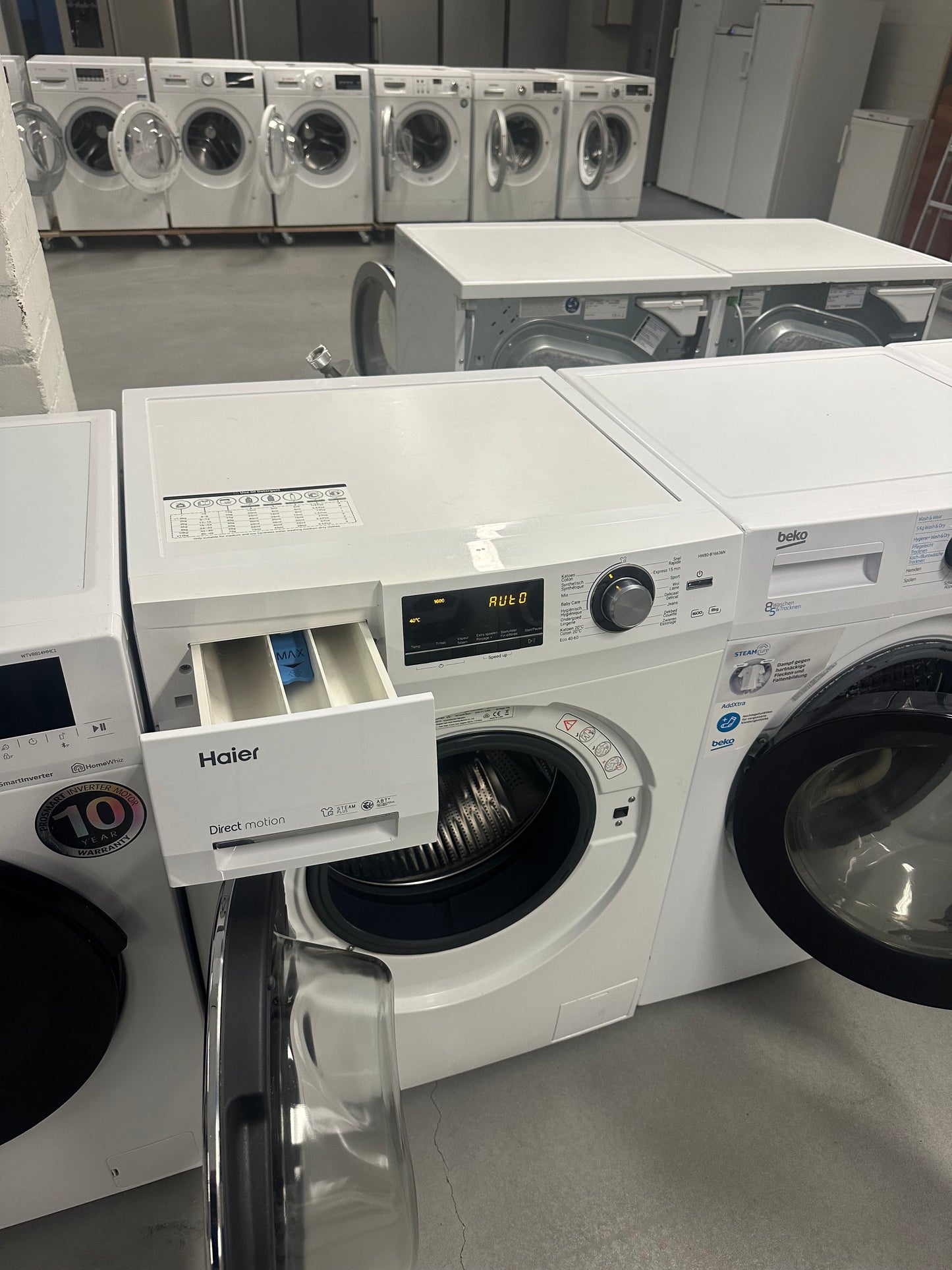HAIER SERIE 636 8KG WASMACHINE 1600T VOORLADER