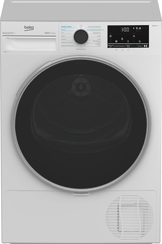 BEKO B5T4824IF 8KG WARMTEPOMPDROGER
