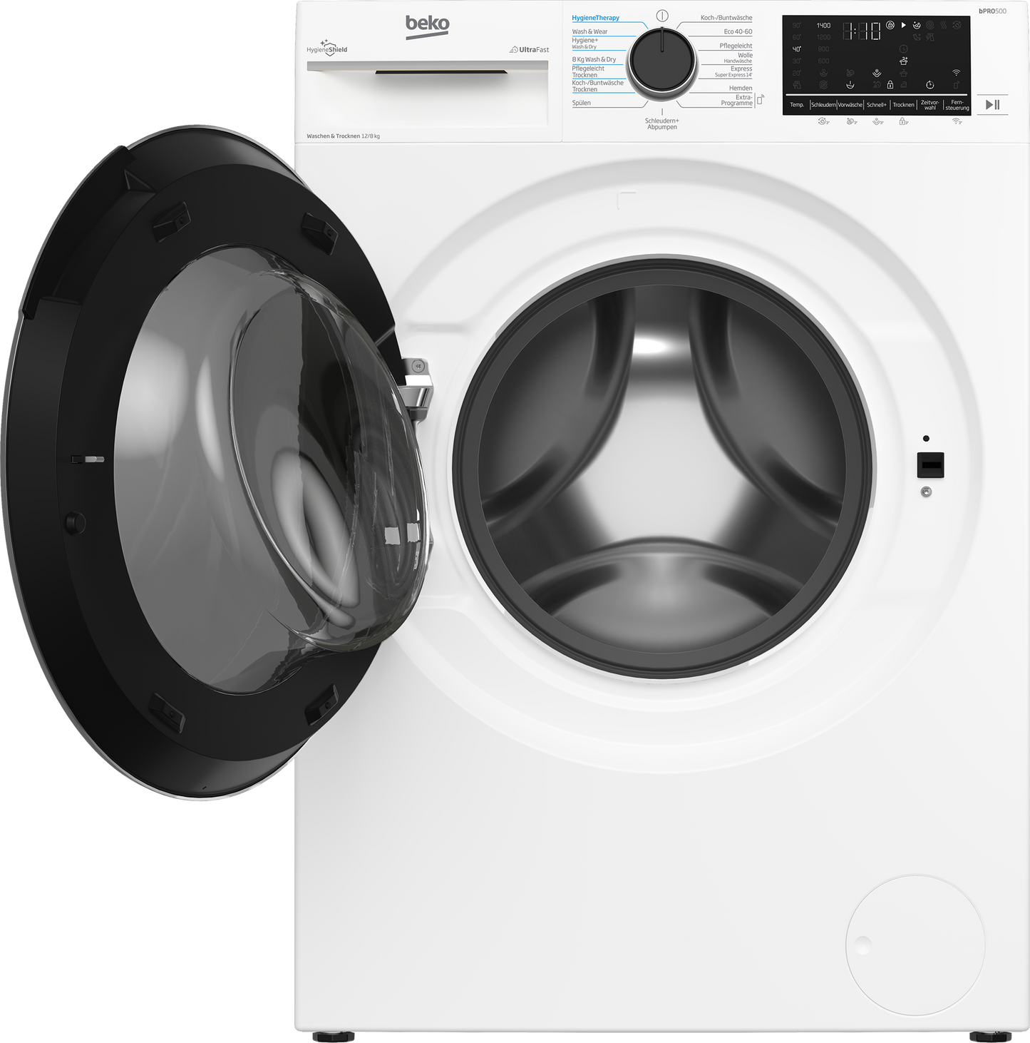 BEKO 12KG WASDROOG-COMBINATIE VRIJSTAAND B3DFT512447W