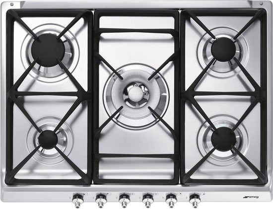 SMEG SDR70XG5 5 Pits gaskookplaat 70CM