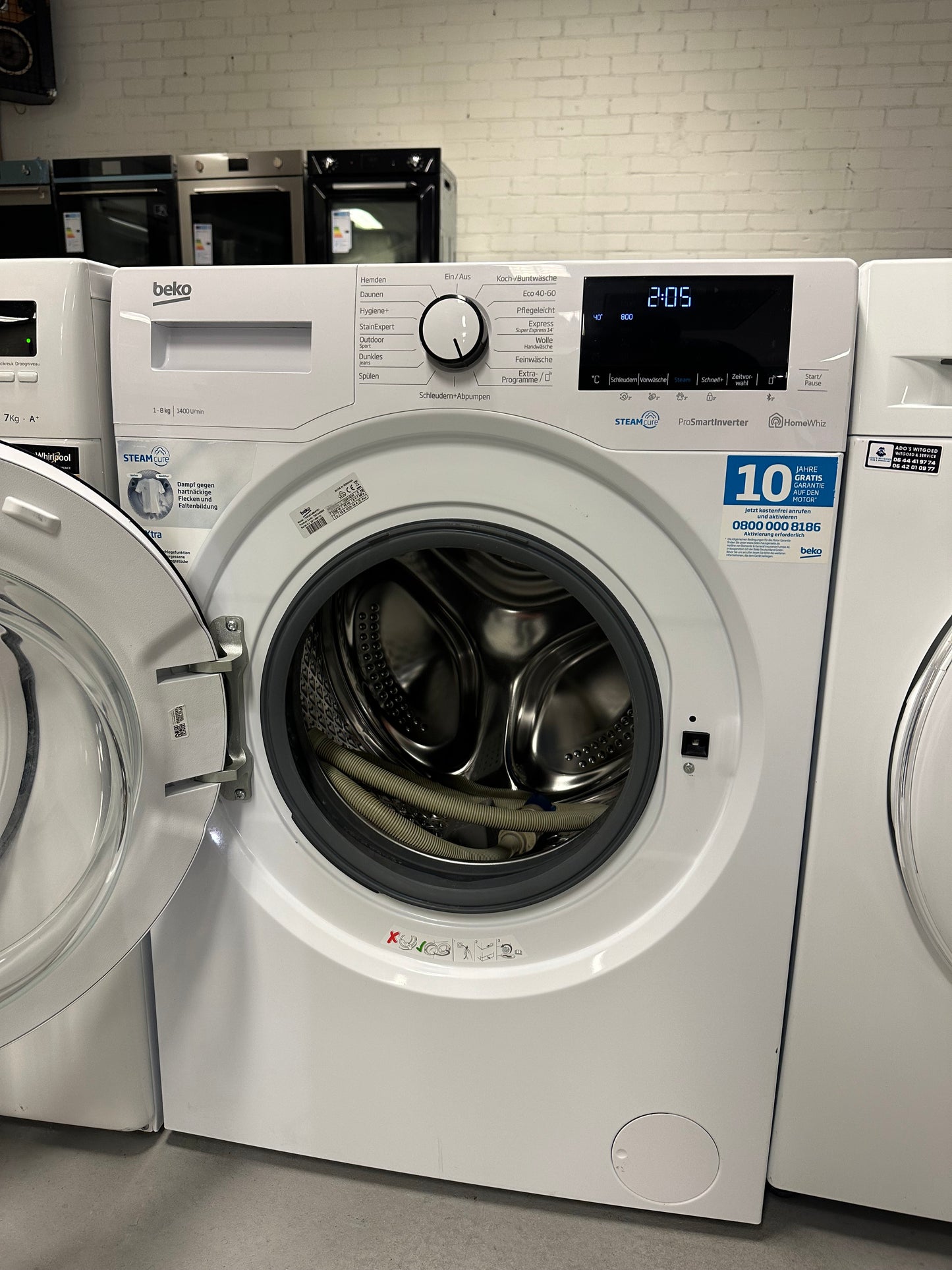 BEKO 8KG Voorlader Wasmachine WMO81465STR1