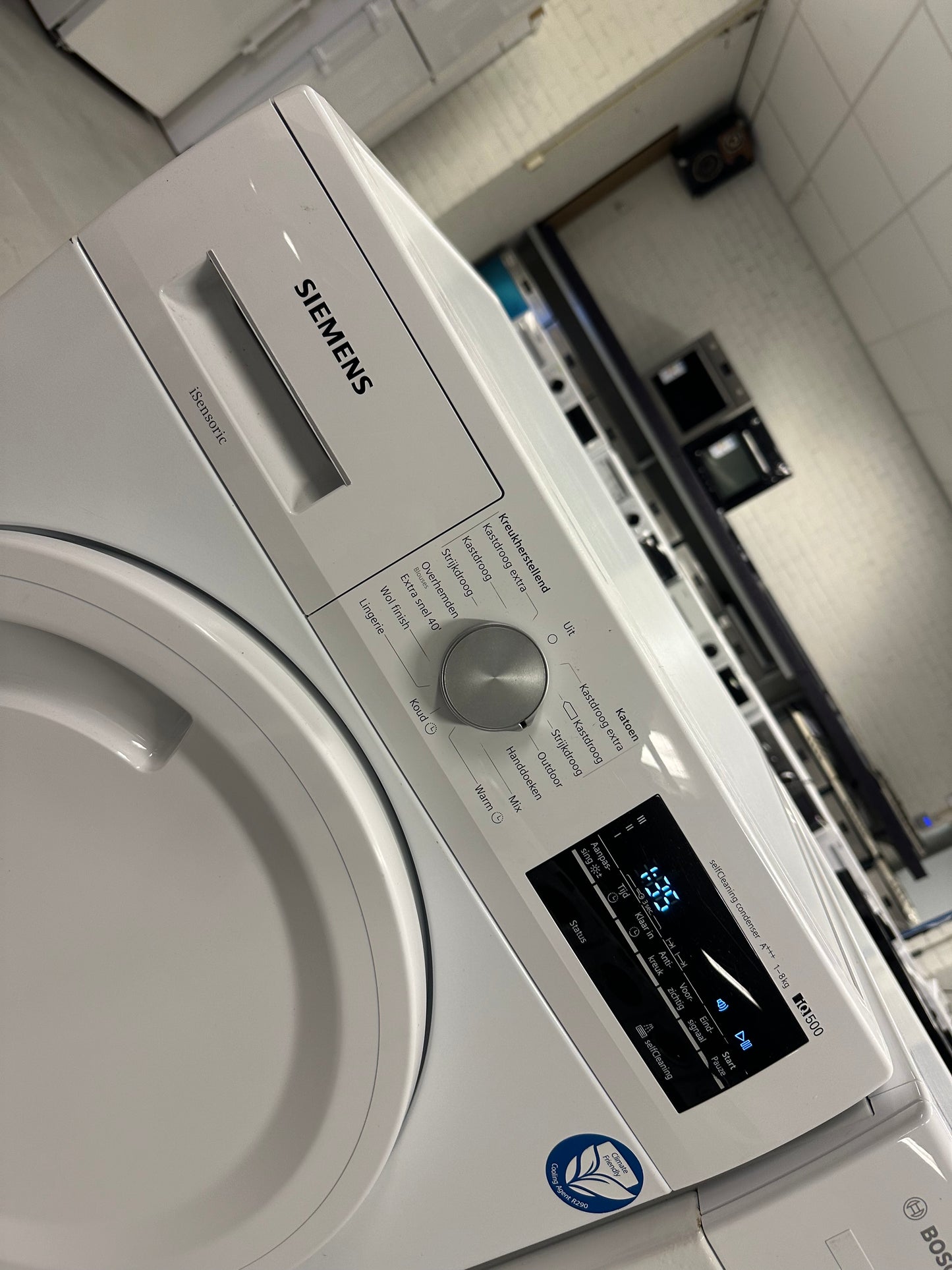 SIEMENS IQ500 8KG WARMTEPOMPDROGER VRIJSTAAND