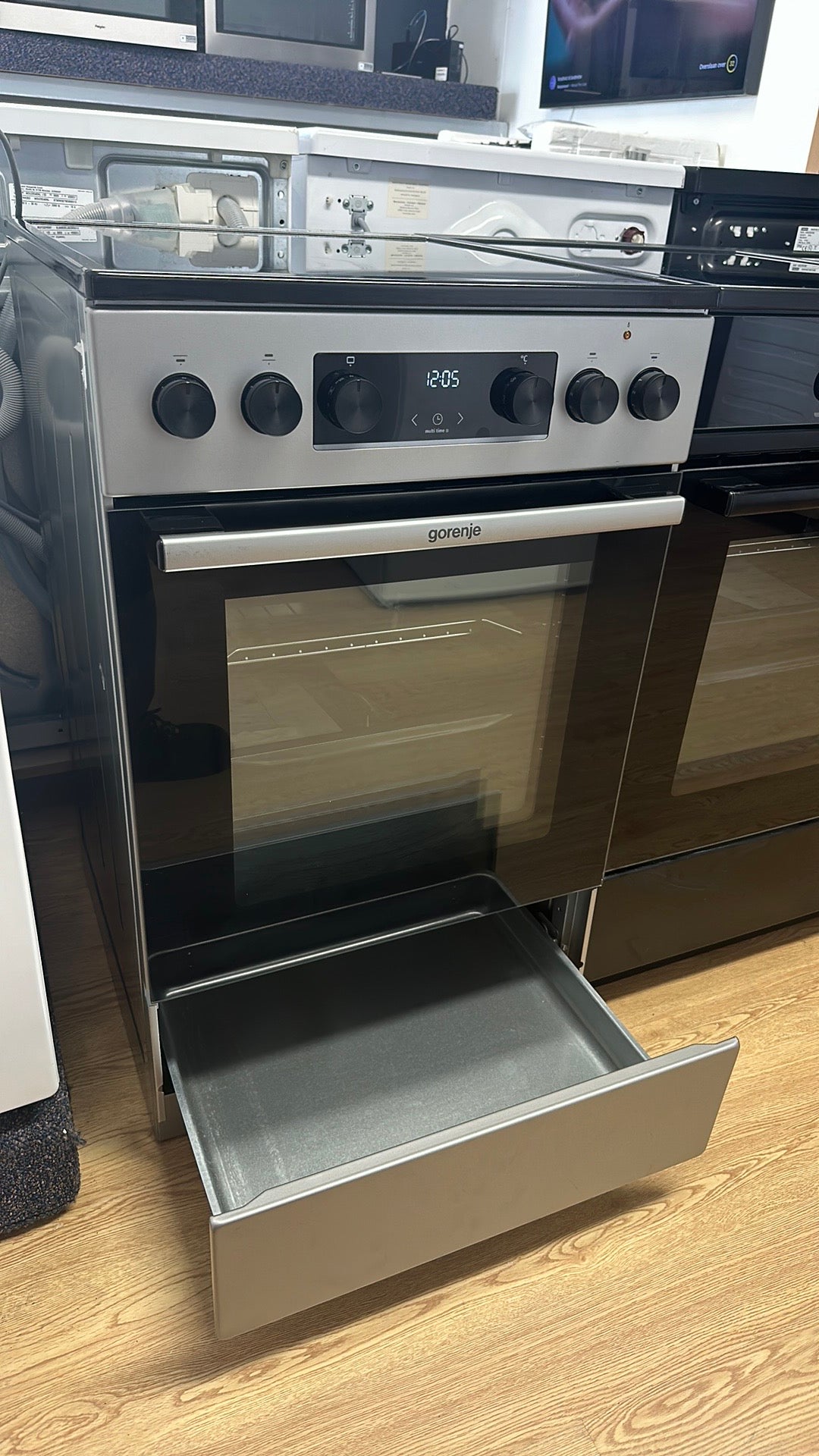 GORENJE 50CM Keramisch Fornuis vrijstaand GECS5C70SPAOT