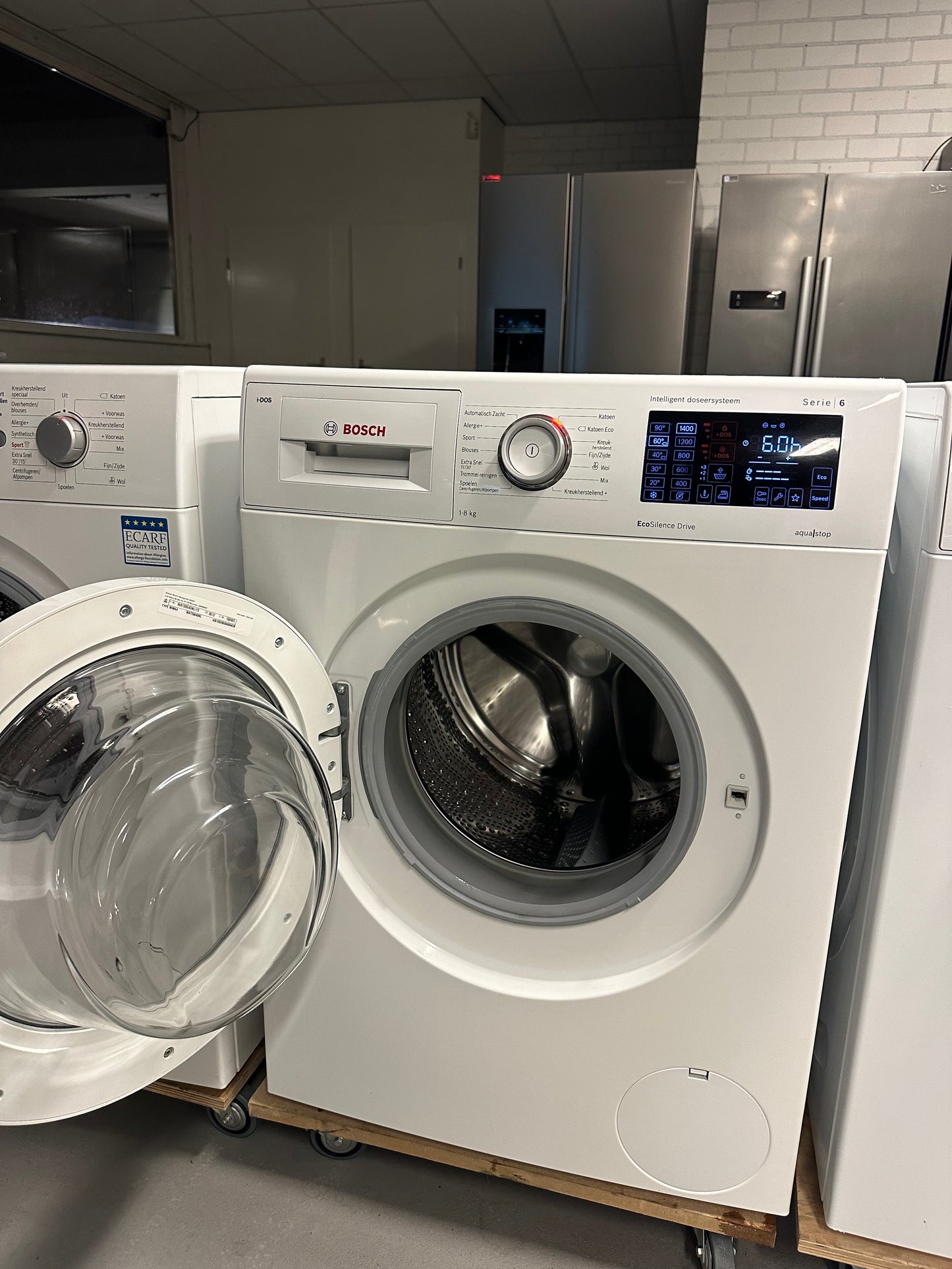 BOSCH SERIE 6 I-DOS 8KG A+++ -30% WASMACHINE VRIJSTAAND VOORLADER