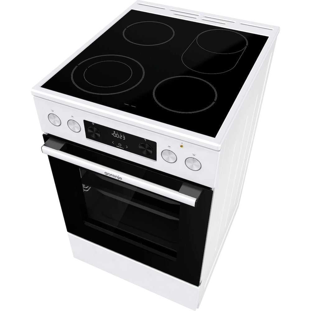 GORENJE 50CM Keramisch fornuis 70L VRIJSTAAND GECS5C71WPEOT