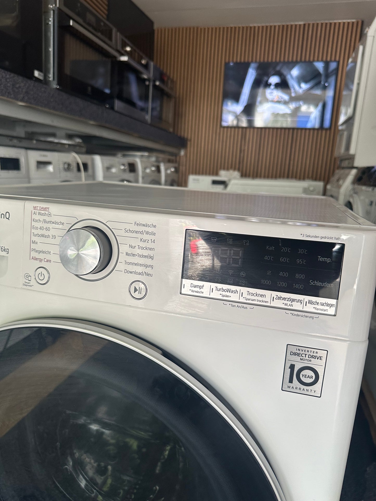 LG SERIE 7 ThinQ 10KG WAS-DROOGCOMBINATIE W4WR70X61