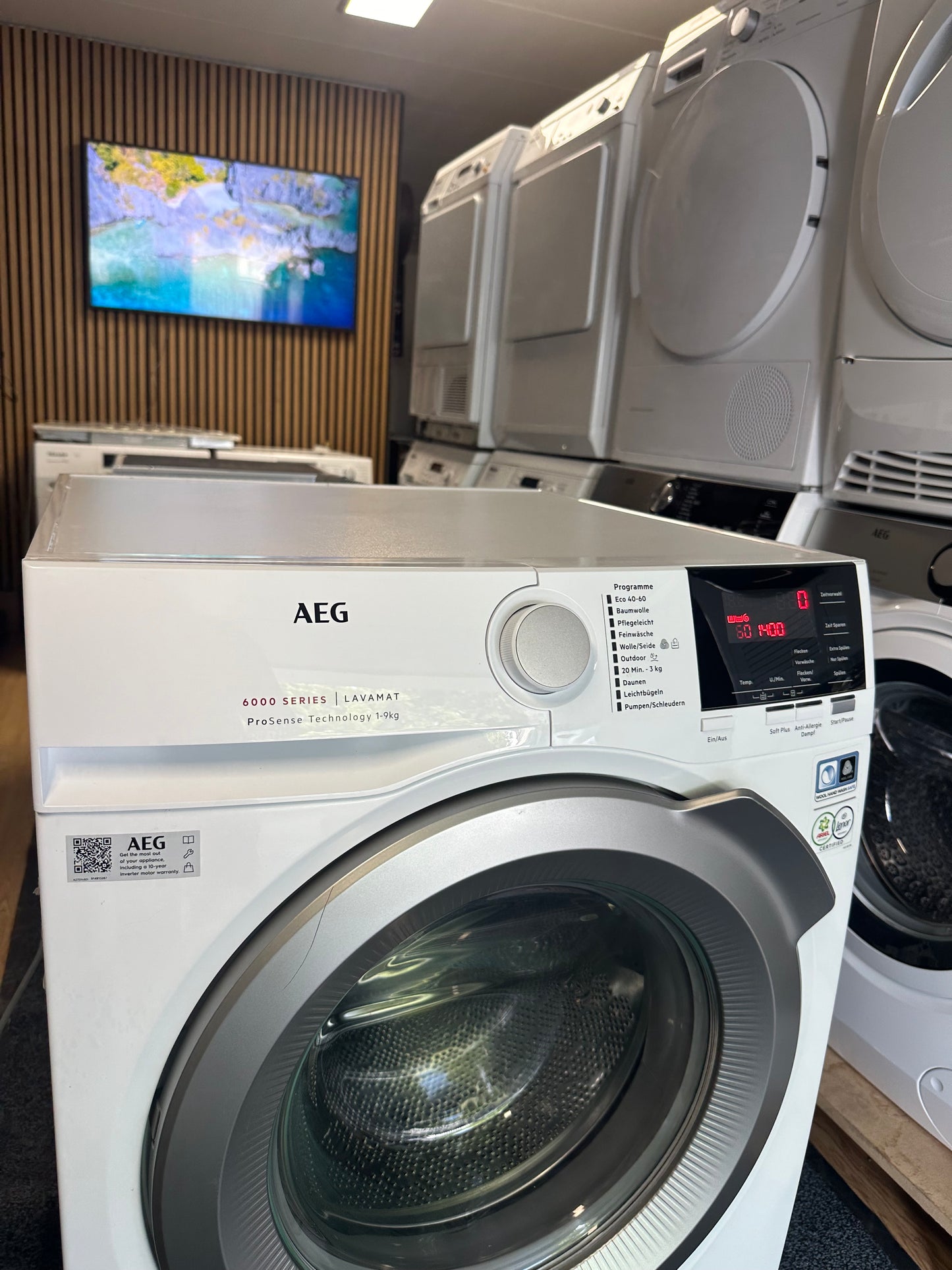 AEG 6000 SERIES PROSENSE 9KG WASMACHINE L6FB49VFL