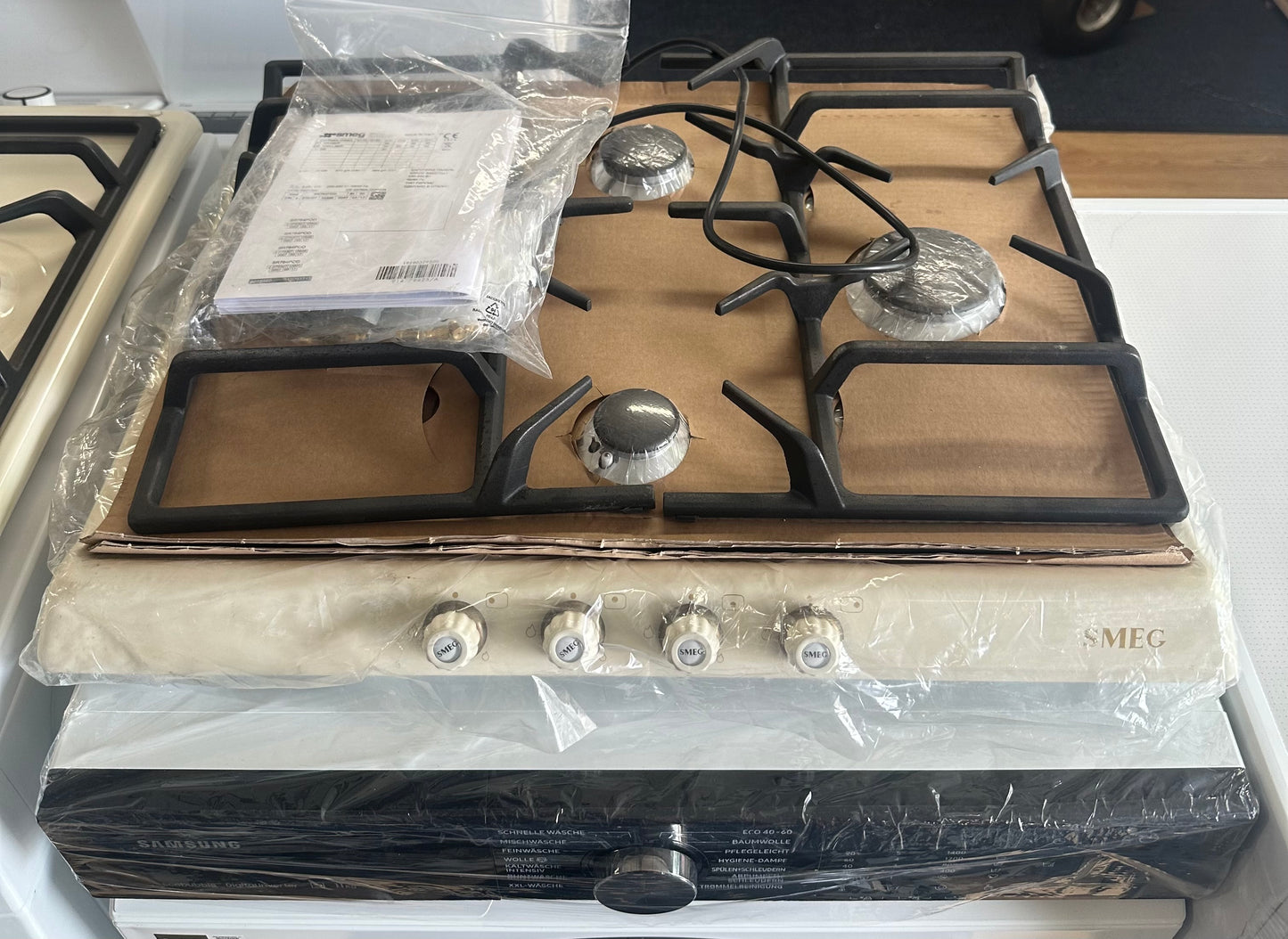 SMEG SR764PO Cortina 60CM Inbouw gaskookplaat