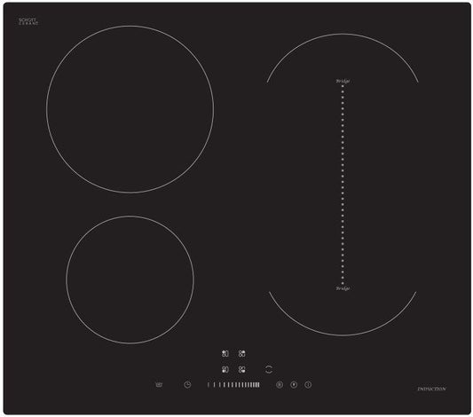 HANSEATIC 60CM Inductiekookplaat Inbouw