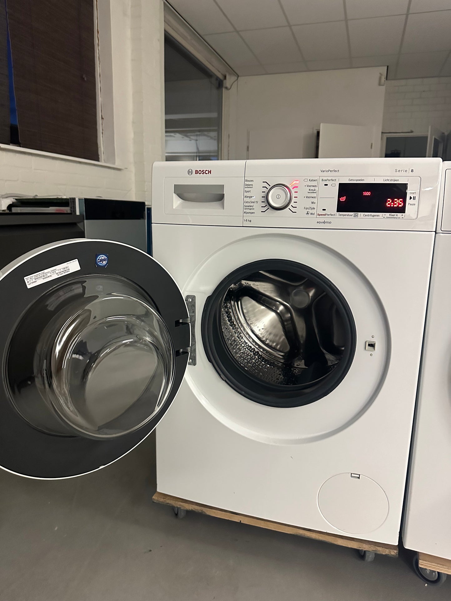 BOSCH SERIE 8 8KG WASMACHINE VRIJSTAAND VOORLADER A+++ -10%