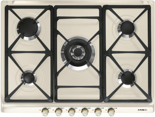 SMEG SR775POD CORTINA 70CM Inbouw gaskookplaat