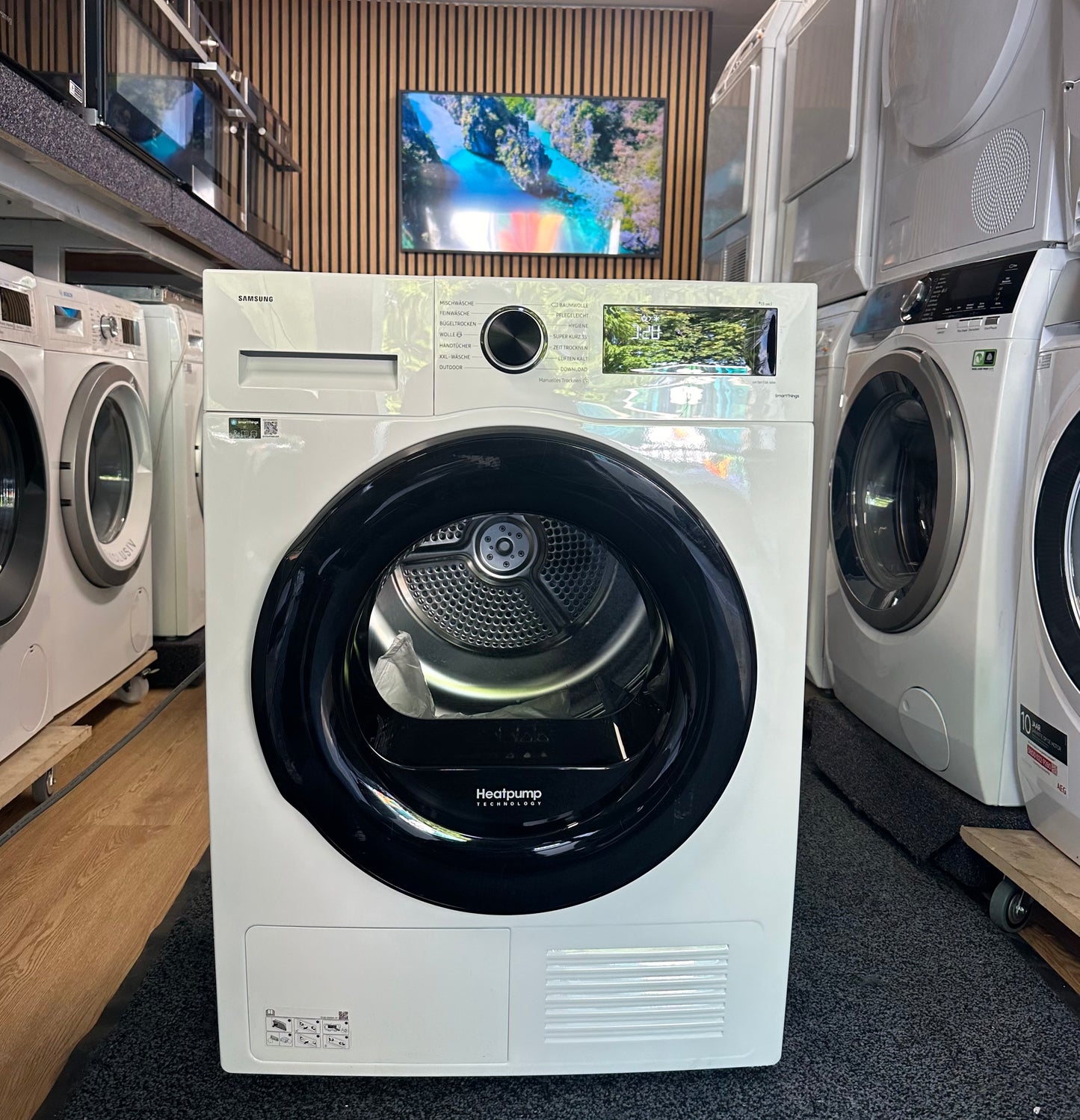 SAMSUNG SET WASMACHINE + WARMTEPOMPDROGER 11KG / 8KG VRIJSTAAND VOORLADER