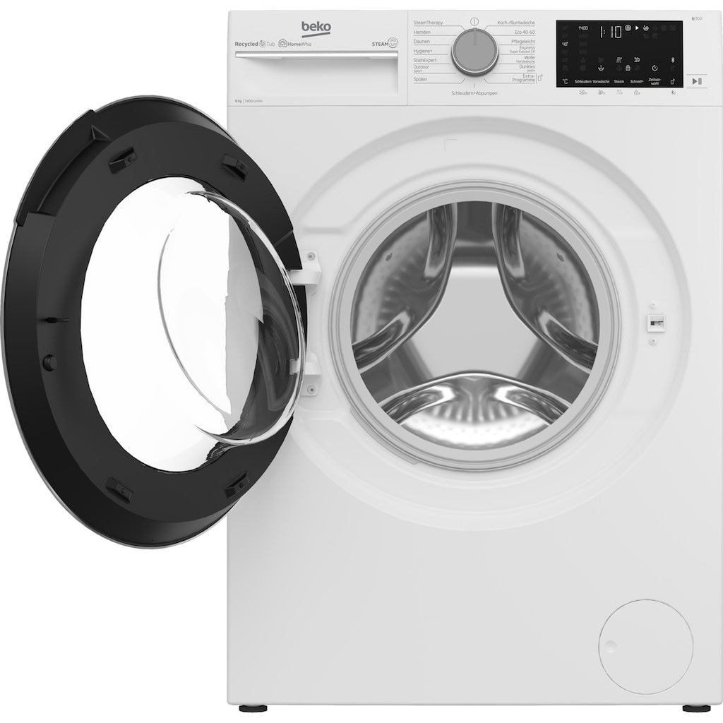 BEKO B3WFU58415W1 8KG WASMACHINE VOORLADER VRIJSTAAND