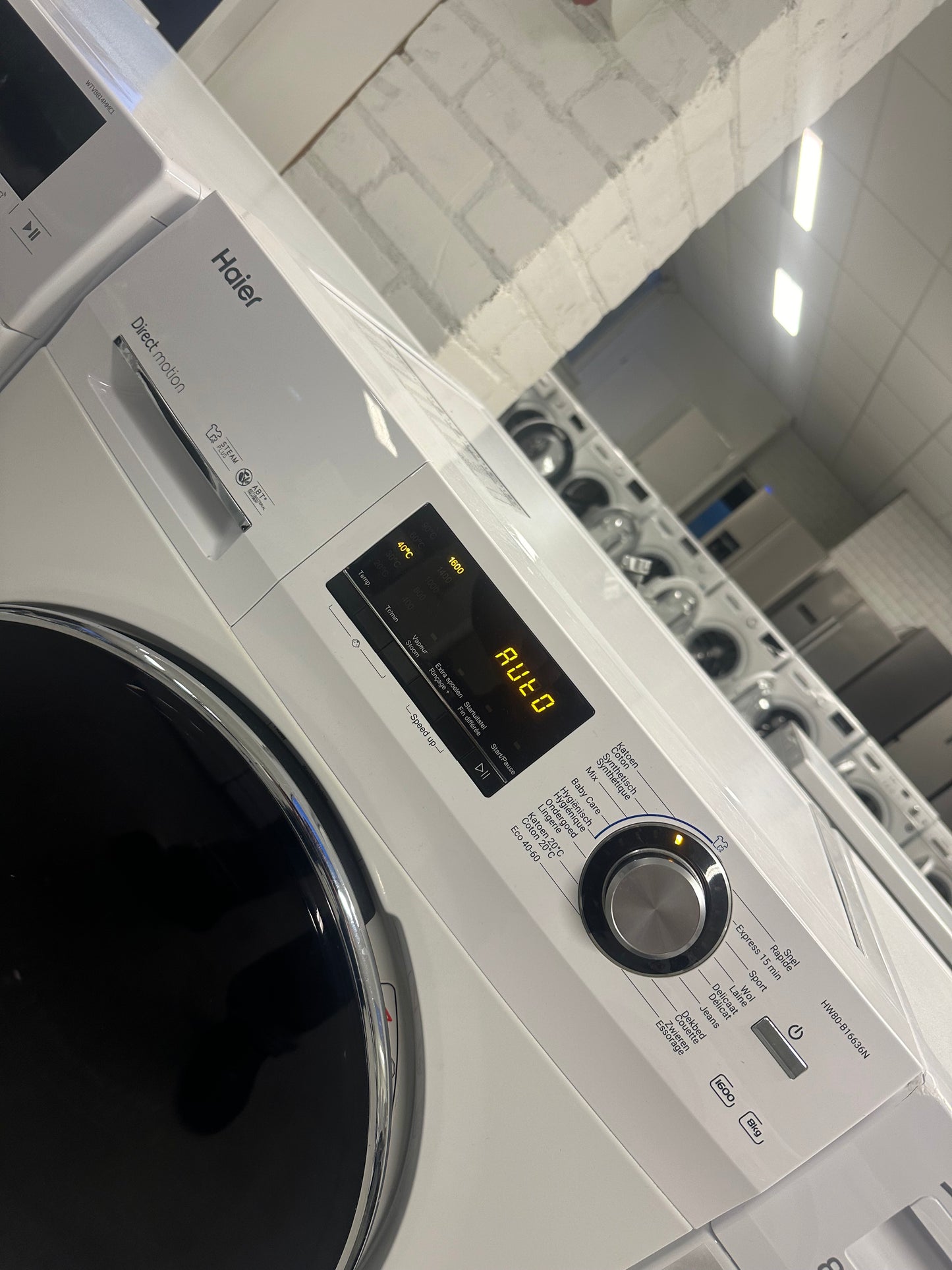 HAIER SERIE 636 8KG WASMACHINE 1600T VOORLADER