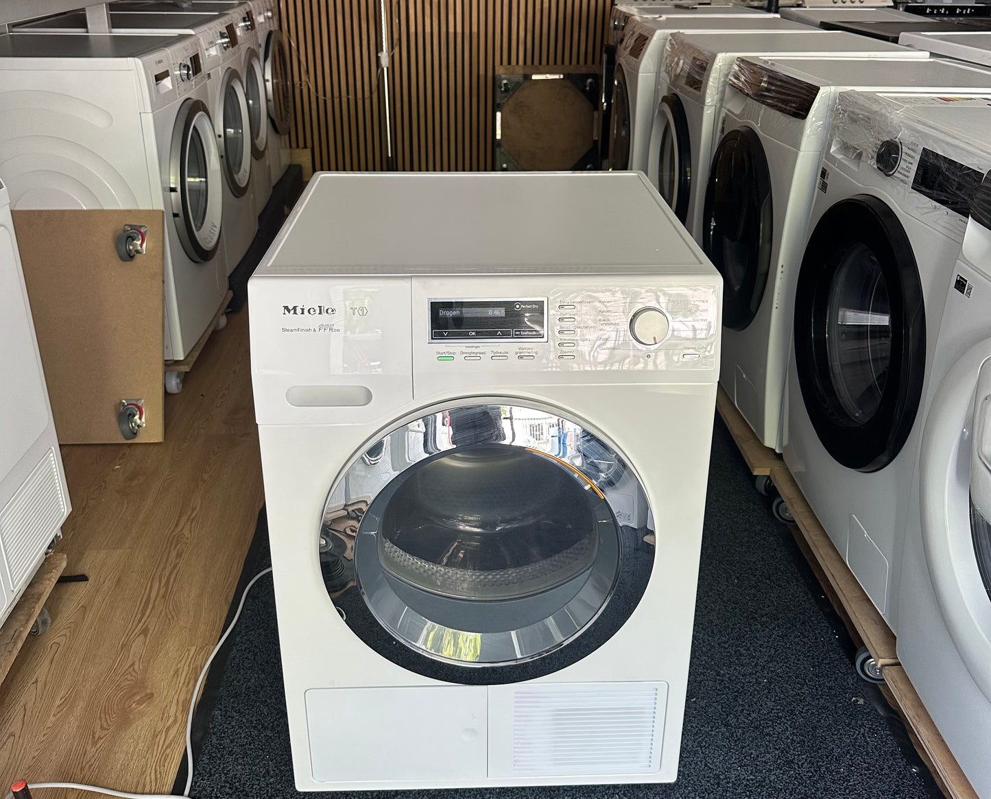 MIELE SET Warmtepompdroger + Wasmachine 8KG A+++
