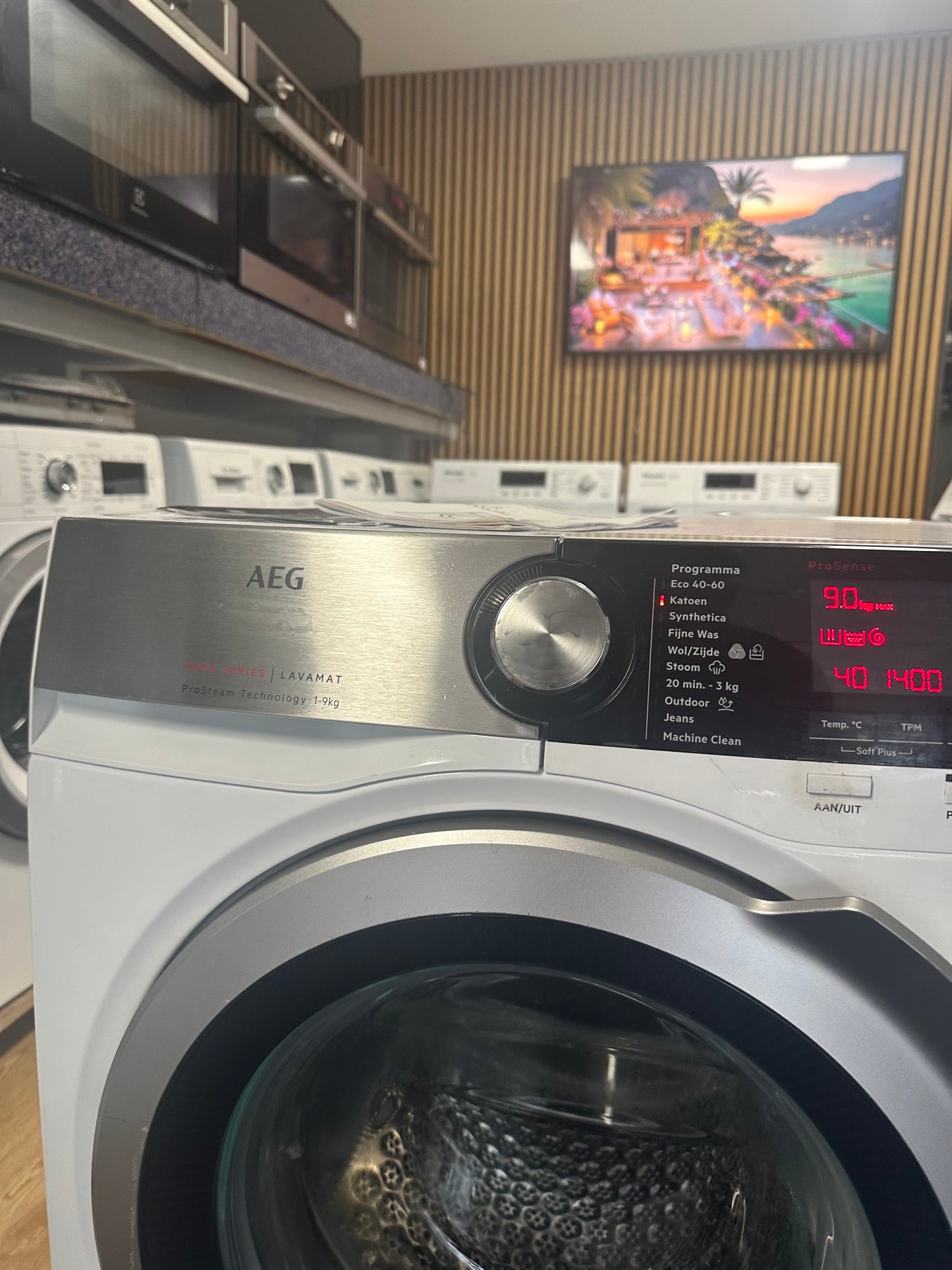 AEG 7000 SERIES PROSTEAM 9KG A+++ -30% Wasmachine