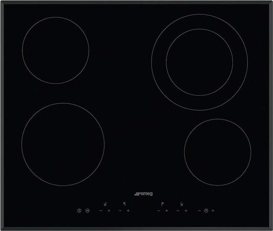 SMEG SE364ETB 60CM Inbouw keramische kookplaat