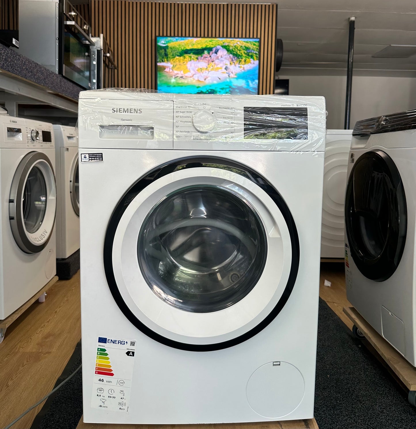SIEMENS 8KG WM14N0A4 IQ300 Wasmachine