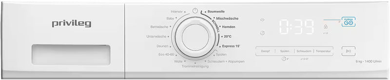 PRIVILEG (BAUKNECHT) || 8KG || Wasmachine || Push&Go || Stoom || A || PWFA 854A MY TIME DE ||