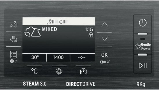 BAUKNECHT GentlePower 8KG Wasmachine vrijstaand voorlader B8 W846WB