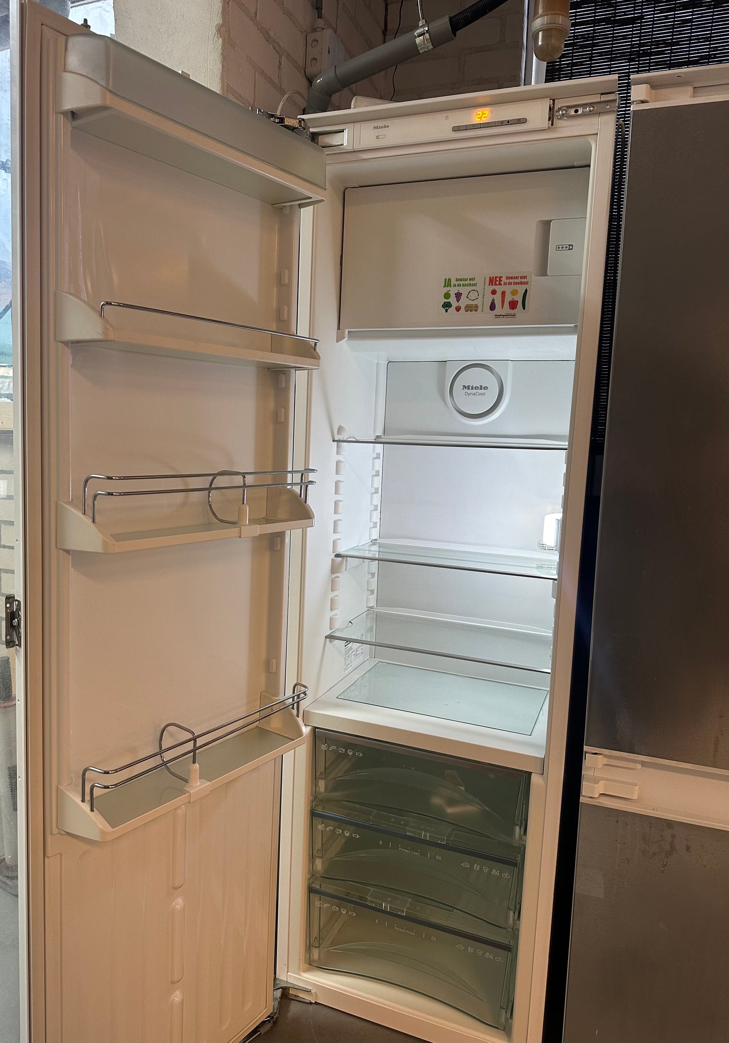 MIELE 178CM INBOUW KOELVRIESCOMBINATIE KOELKAST