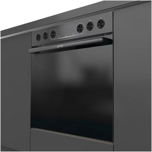 GORENJE || 77L || Inbouw || Fornuis || Oven-inductiekookplaat set || 60CM || GentleBake || AirFry || FrozenBake || PerfectGrill || BCSI737DBGOT