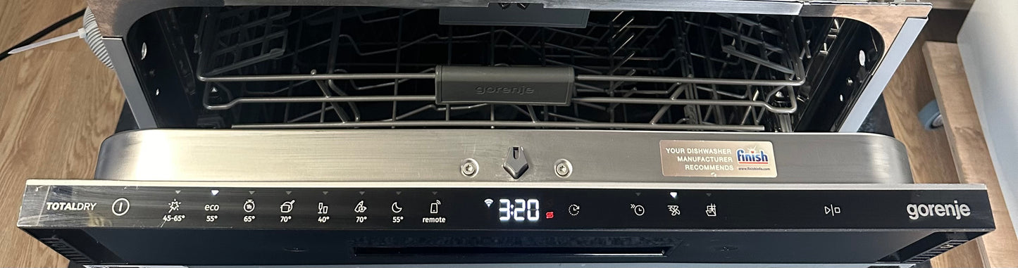 GORENJE VOLLEDIG INTEGREERBARE 16 COUVERTS INBOUW VAATWASSER GV673C60