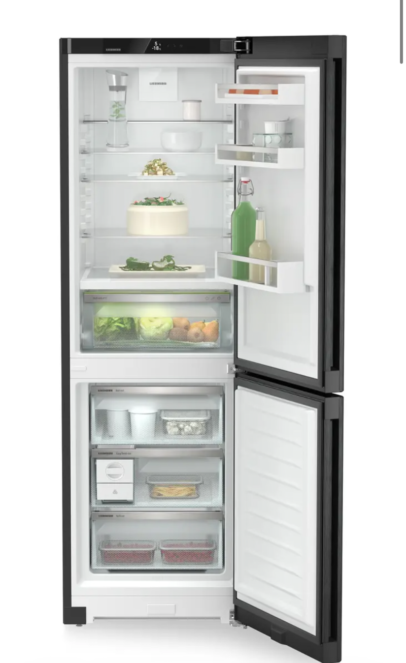 LIEBHERR || NoFrost || BioFresh || 320L || Koelkast || Koelvriescombinatie || BlackSteel || CBNbda 5223-22 Pl