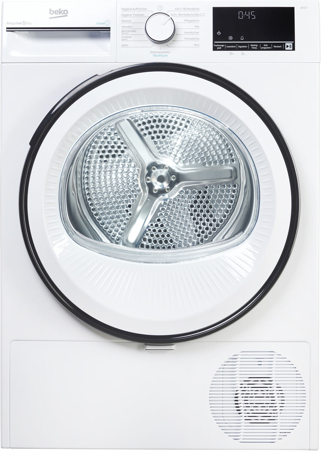 BEKO STEAMCURE WARMTEPOMPDROGER 7KG B3T41230