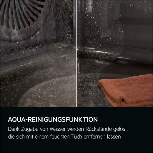 AEG 5000 || Inbouw|| Fornuis|| Oven + Kookplaat|| 60CM || 72L || MaxiKlasse || Aqua Clean || HH25HSB