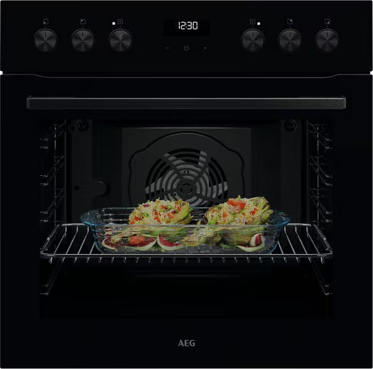 AEG 5000 || Inbouw|| Fornuis|| Oven + Kookplaat|| 60CM || 72L || MaxiKlasse || Aqua Clean || HH25HSB