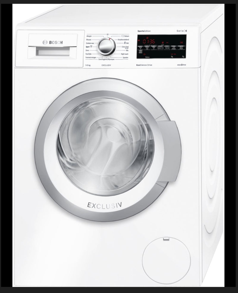 BOSCH || SERIE 6 || 8KG || WASMACHINE || SportsEdition || EcoSilence Drive || VarioPerfect ||