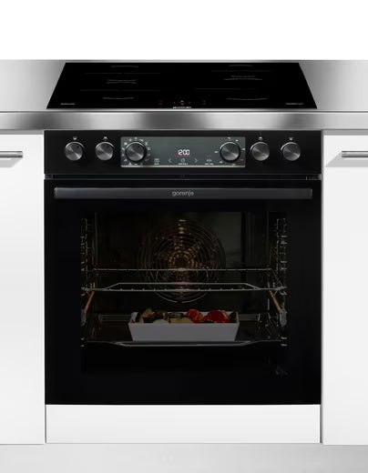 GORENJE || 77L || Inbouw || Fornuis || Oven-inductiekookplaat set || 60CM || GentleBake || AirFry || FrozenBake || PerfectGrill || BCSI737DBGOT