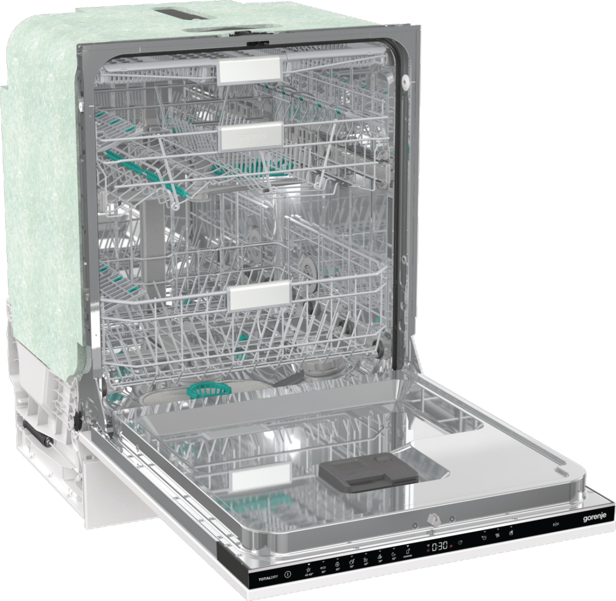 GORENJE VOLLEDIG INTEGREERBARE INBOUW VAATWASSER 16 COUVERTS GV673A61