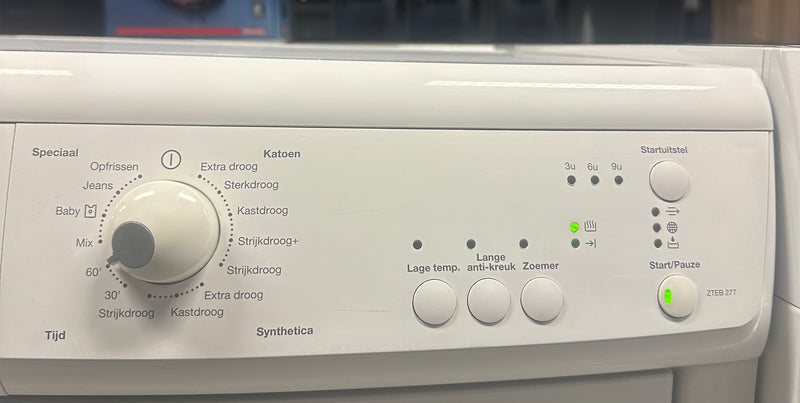 ZANUSSI || EXCLUSIVA || 7KG || CONDENSDROGER || VOORLADER ||