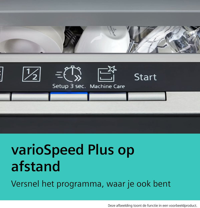 SIEMENS || Inbouw || Vaatwasser || Volledig integreerbaar || Zeolith || VarioSpeed Plus || VarioScharnier || SN73EX22CE