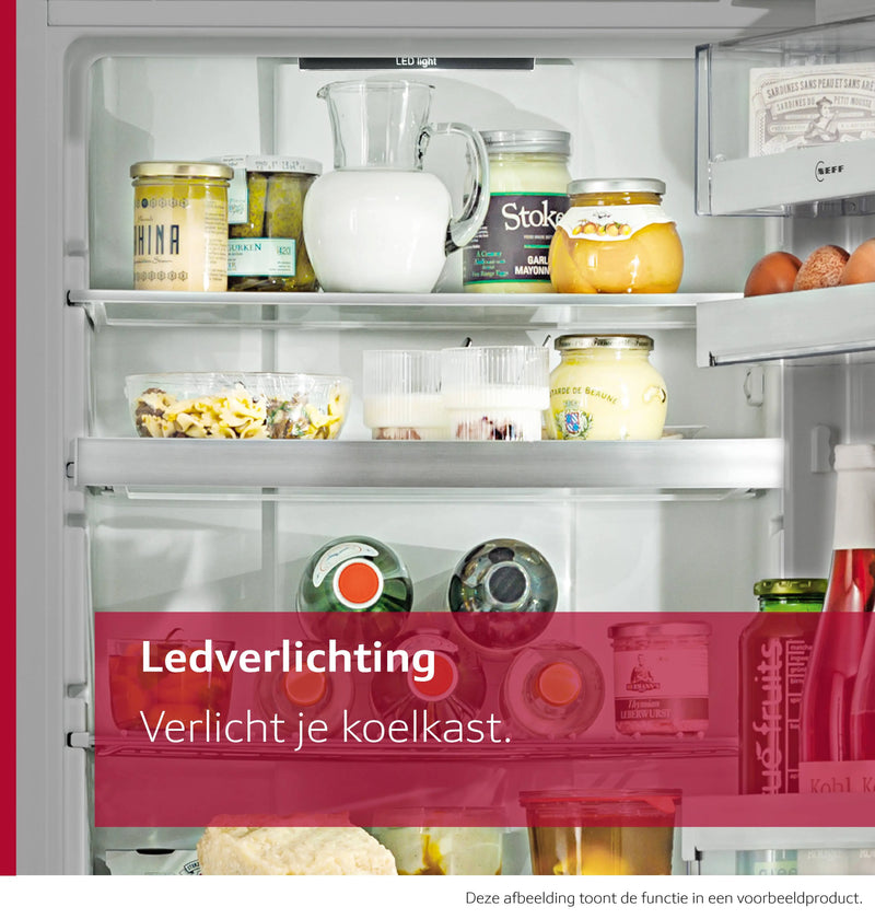 NEFF || 178CM || Inbouw || Koelkast || Koelvries || Sleepdeur || LowFrost || 35dB || KI5861SE0