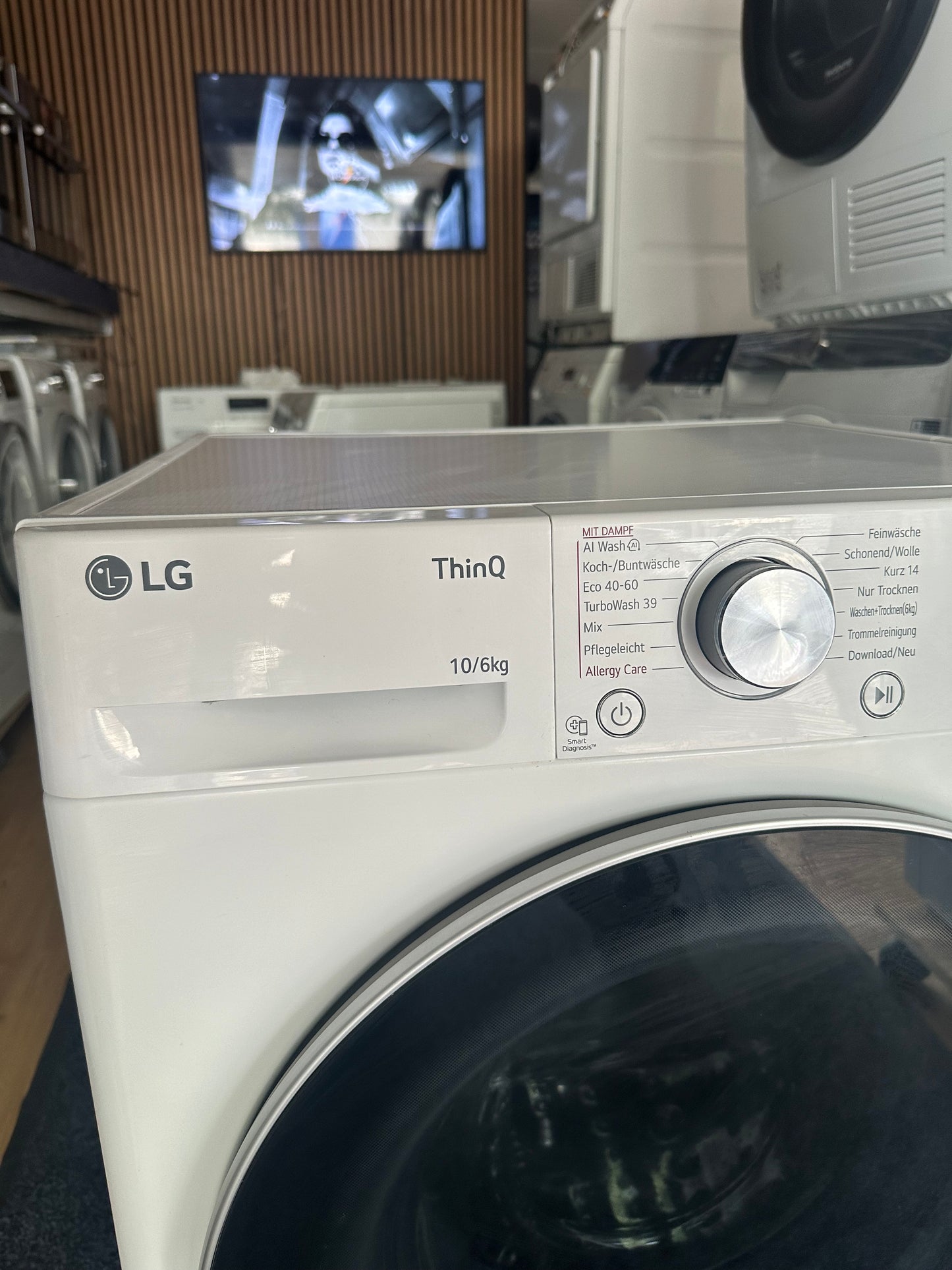 LG SERIE 7 ThinQ 10KG WAS-DROOGCOMBINATIE W4WR70X61