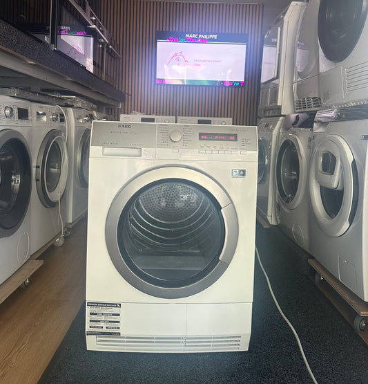 AEG 8KG WARMTEPOMPDROGER A++ VRIJSTAAND